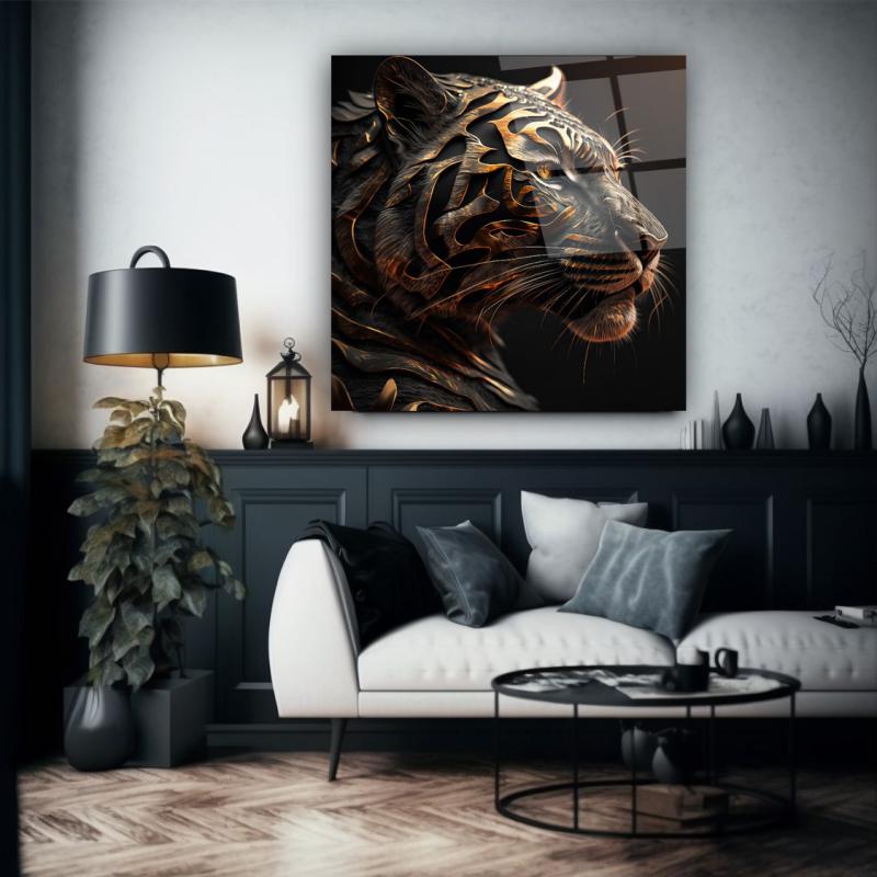 aslan-kare-cam-tablo