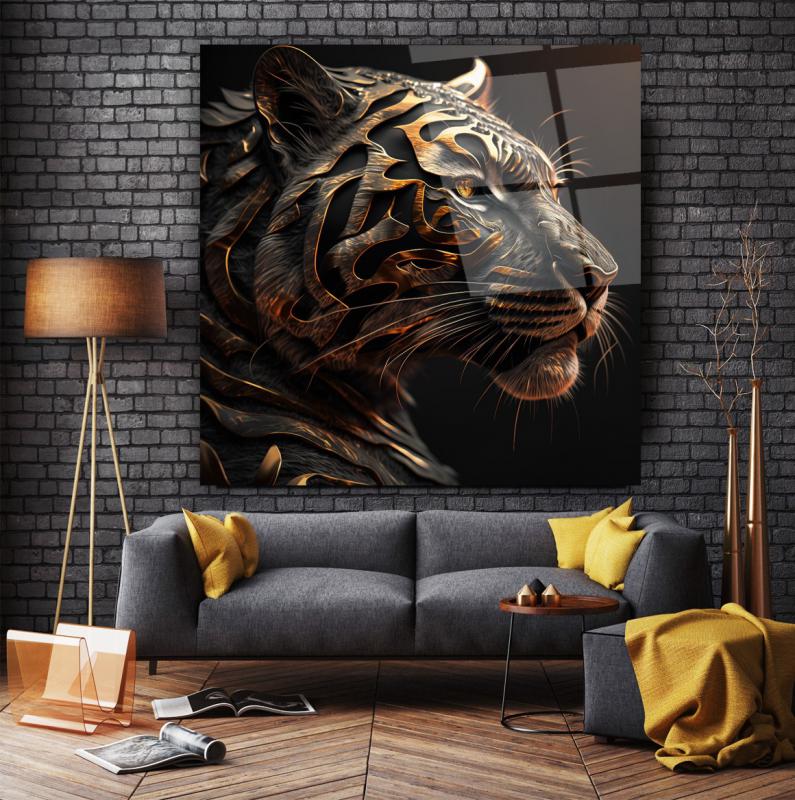 aslan-kare-cam-tablo